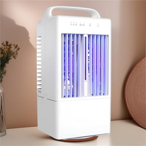 5.5in Portable Air Conditioners For Rooms 4-in-1 Cooling Dehumidifier Portable AC Unit With 900ml Water Tank Smart A/C Air Conditioner For Home/Office(White)