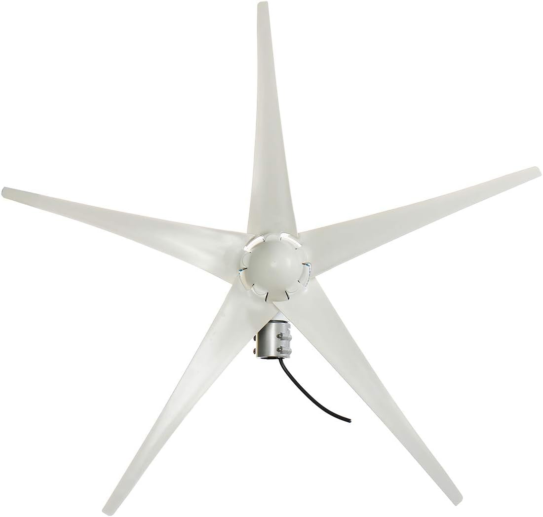 5 Blades Horizontal Wind Generator S3 Wind Turbines Generator Windmill Energy Turbins Charge with Controller for Home Camp 4200W,24v