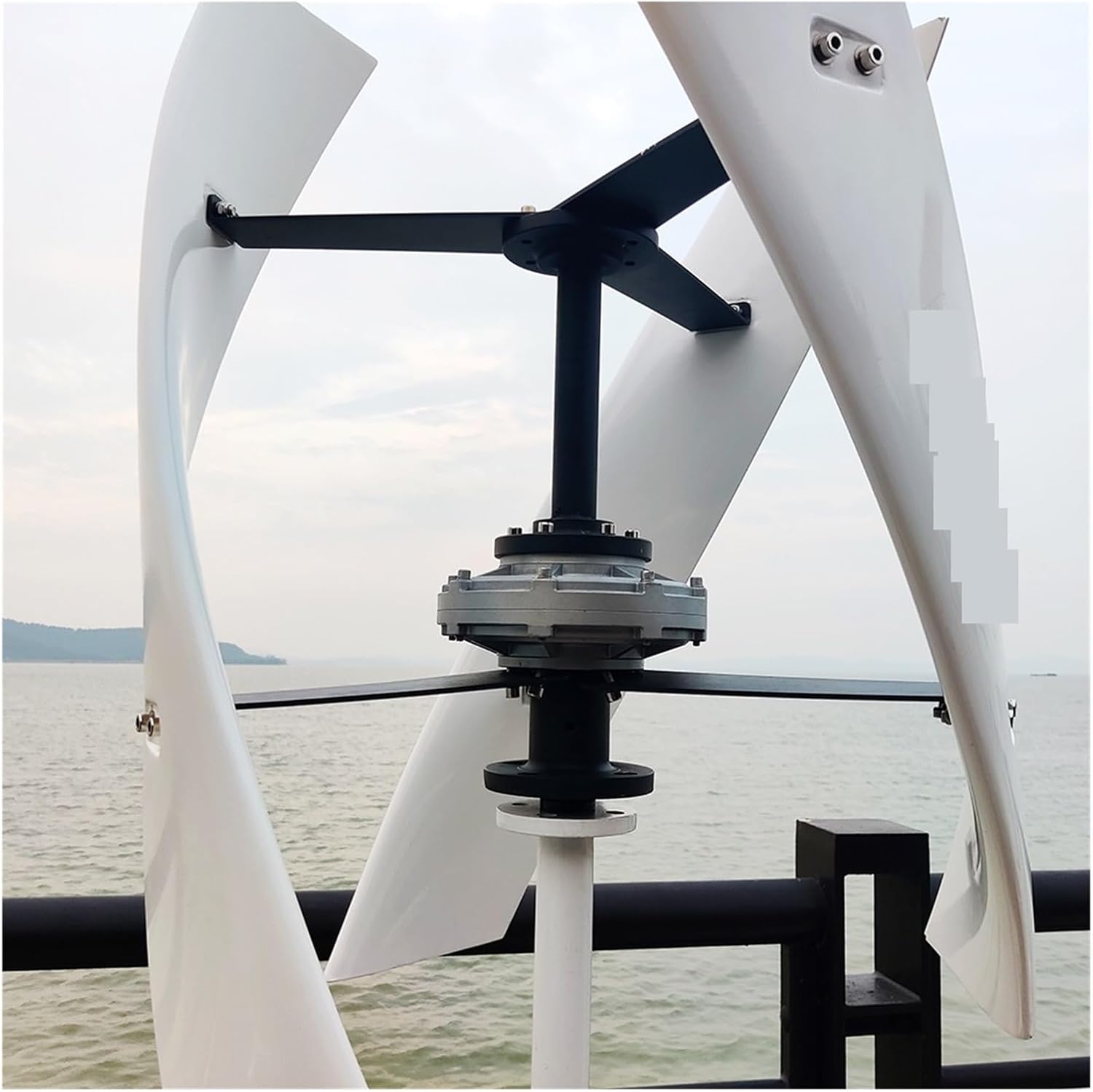 5KW 24V 48V Vertical Axis Low-Speed Wind Turbine with Energy and Low Noise for Household Use Industrial Energy(with Off Grid System,12V_5000W)