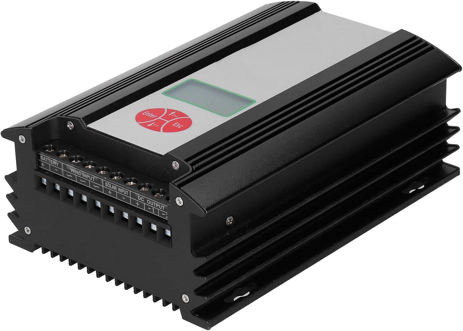 Wind and Solar Energy Hybrid Controller Digital Intelligent LCD Display Screen DC 48V 600W 300W for Wind Generator System Aluminum Alloy