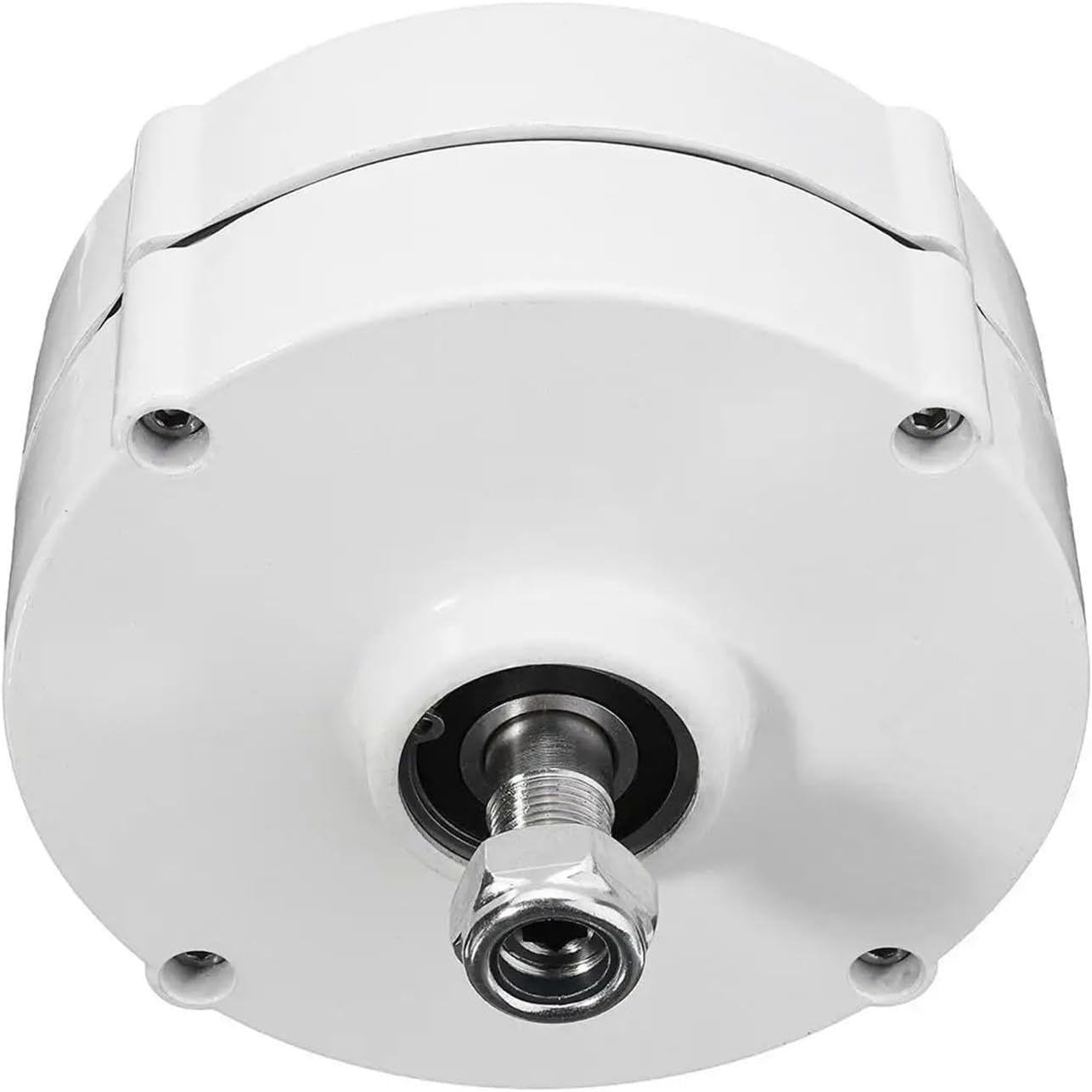 Wind Turbine Generator Motor 6000W 12V 24V 3 Phase Gearless Permanent Magnet AC Alternator for Wind Water Turbine Industrial Energy(24V)