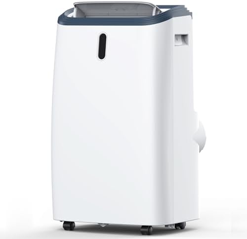 14000 BTU Portable Air Conditioners, Portable AC Unit for Room Cools up to 700 sq.ft, 3-in-1 Free Standing Cooling AC Unit with Fan & Dehumidifier, Sleep Mode,24H Timer, Automatic Louver