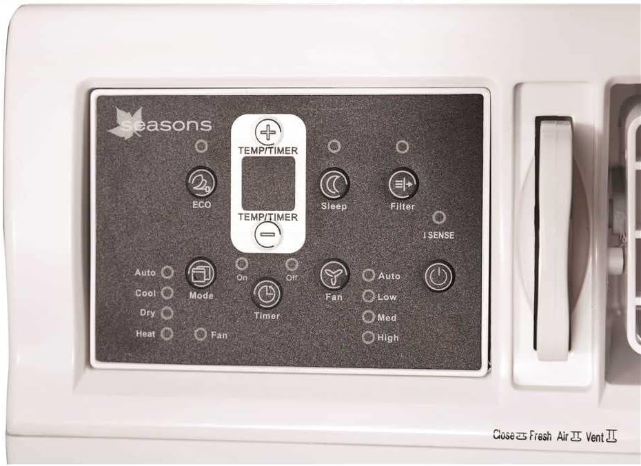 Seasons 18,000 BTU 230/208-Volt Window Air Conditioner with Heat in White