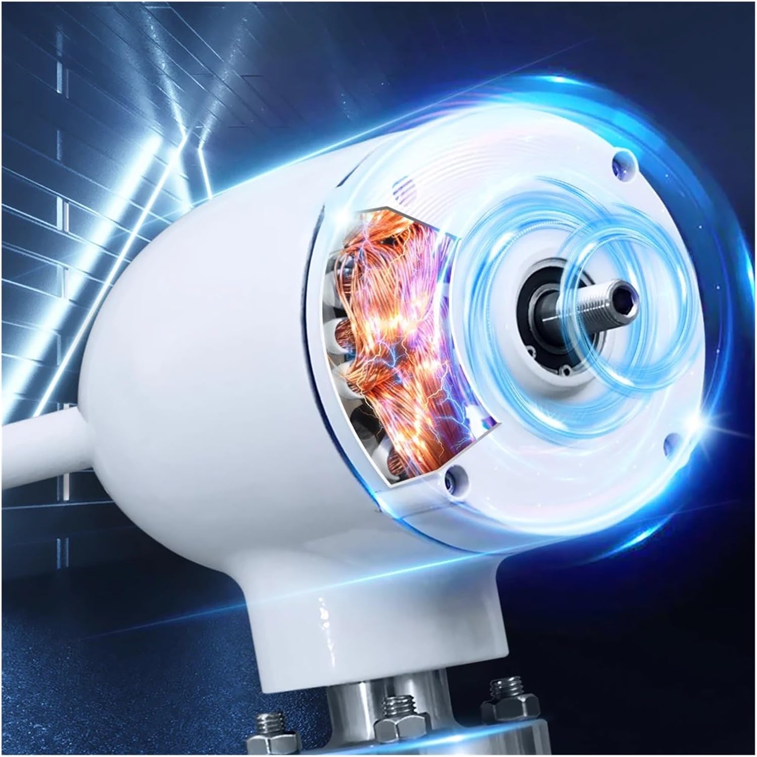 Wind Turbines, 4000W Wind Turbine with Free Charging Controller Yacht Farm Family Farm(24V)