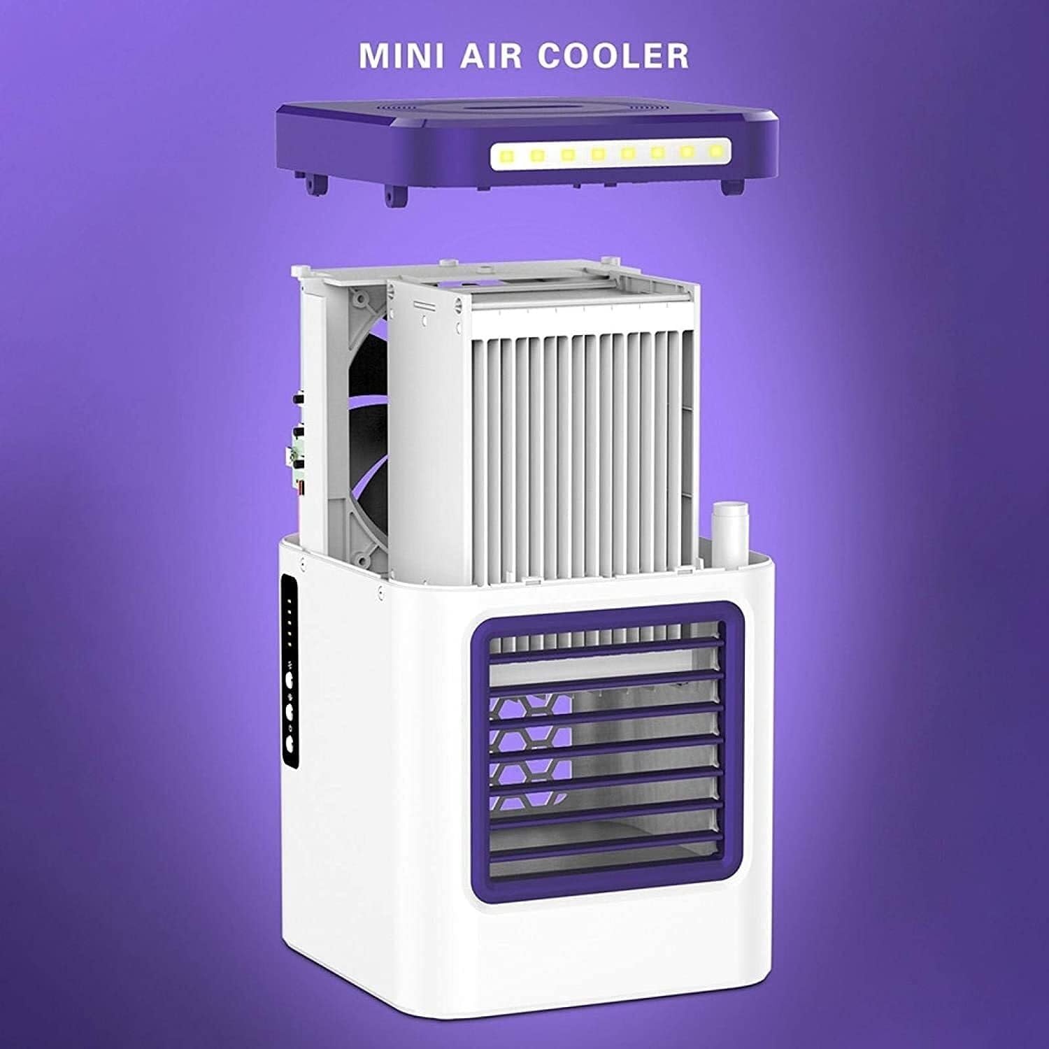 Mini Portable Air Conditioner, USB Charging Air Conditioning Fan S9 Mini Portable Air Conditioning Fan Home Refrigerator Cooler