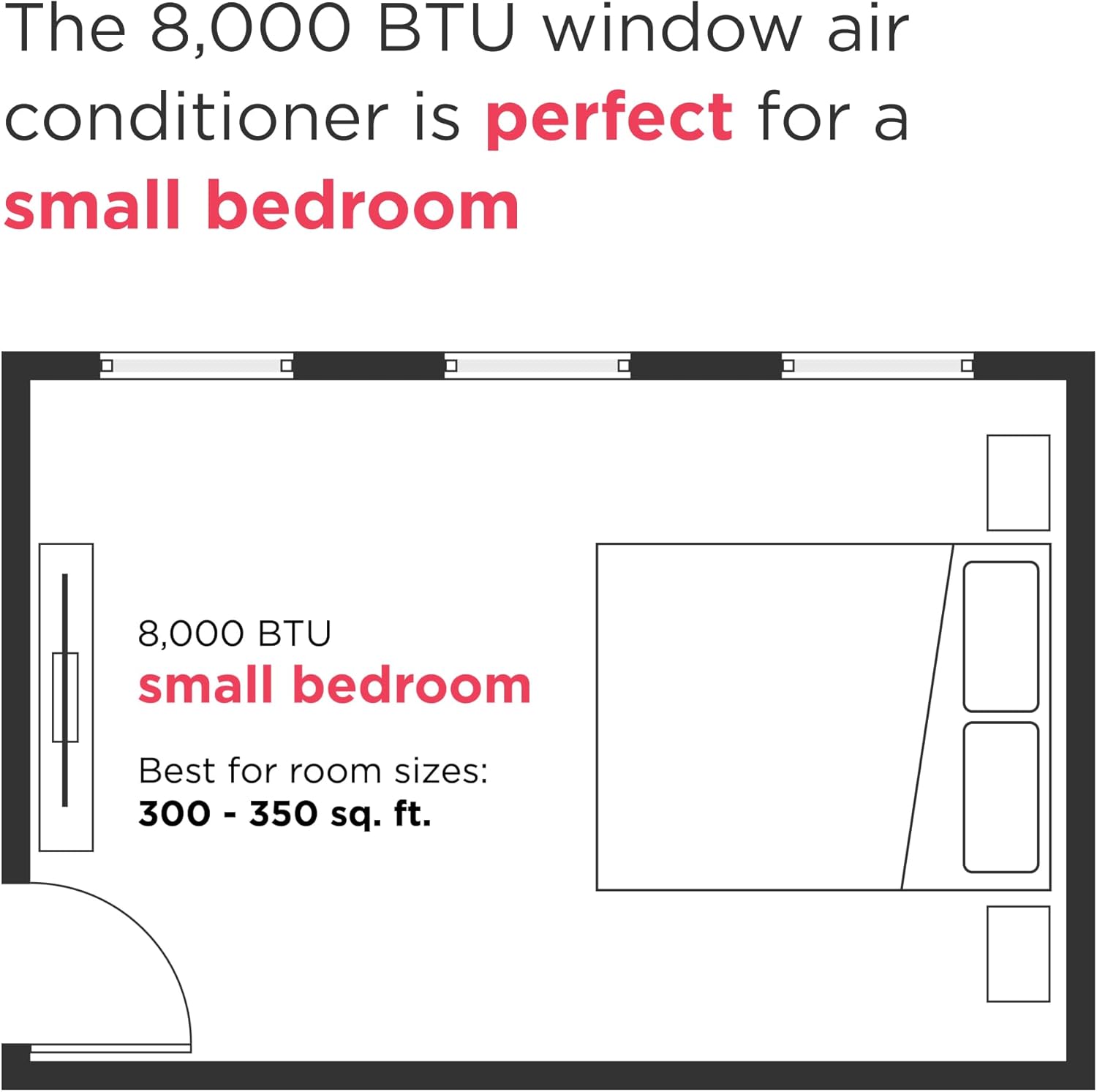 Frigidaire Gallery 8,000 BTU Smart Inverter Window Air Conditioner with Wi-Fi, Energy Star Most Efficient Certification & Indoor Air Quality Monitoring, Cools Up to 350 Sq. Ft., Ultra Quiet, White