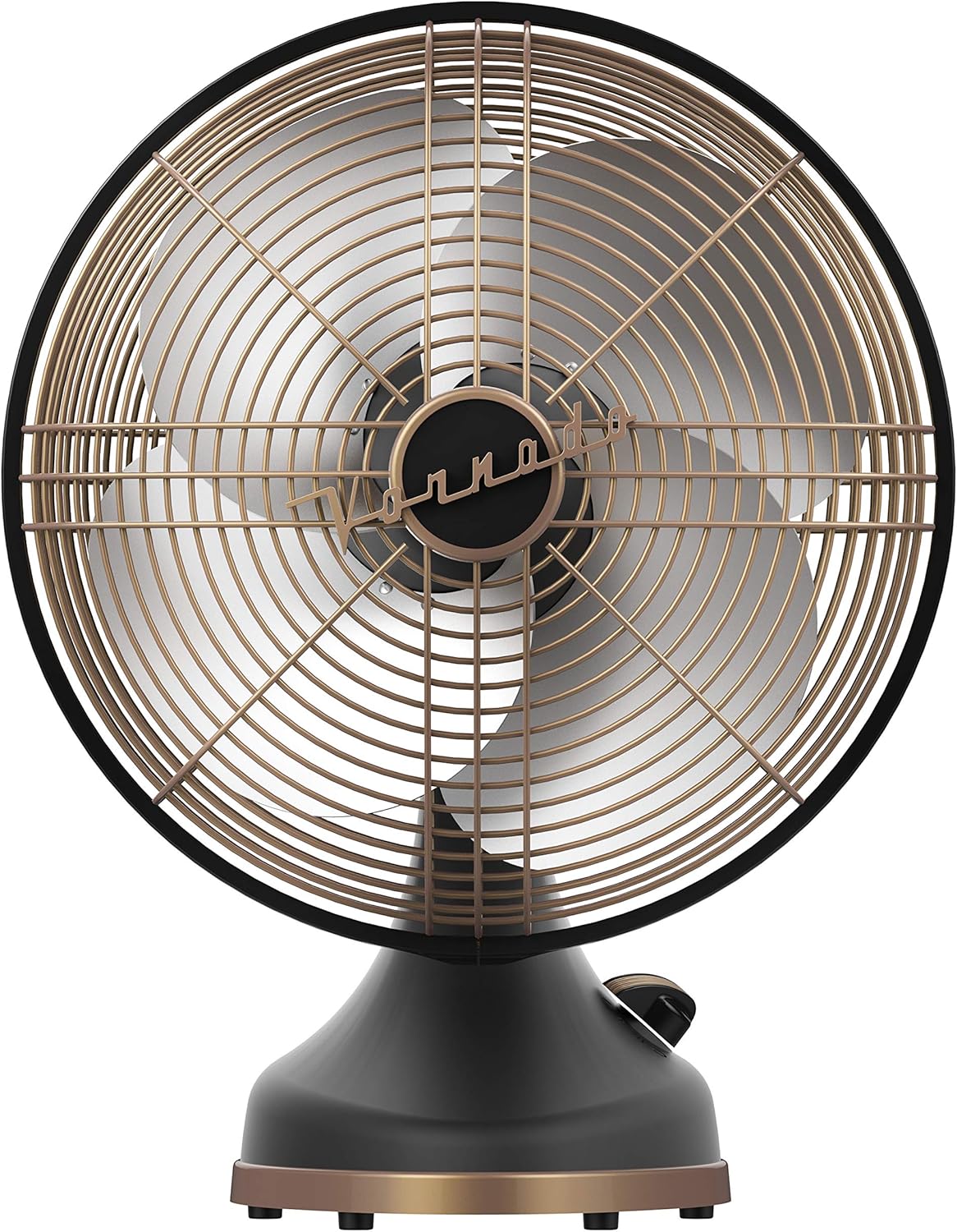 Vornado Silver Swan Alchemy Oscillating Vintage Fan, Gunmetal, Medium