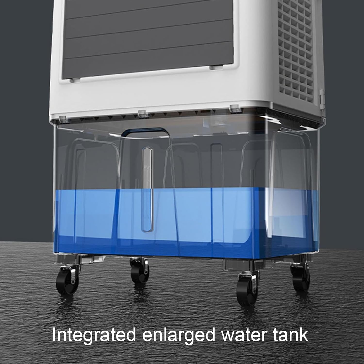 Portable Air Conditioners Windowless, Swamp Cooler with Water Tank and 3 Speeds, Evaporative Air Cooler for Room Garage Office