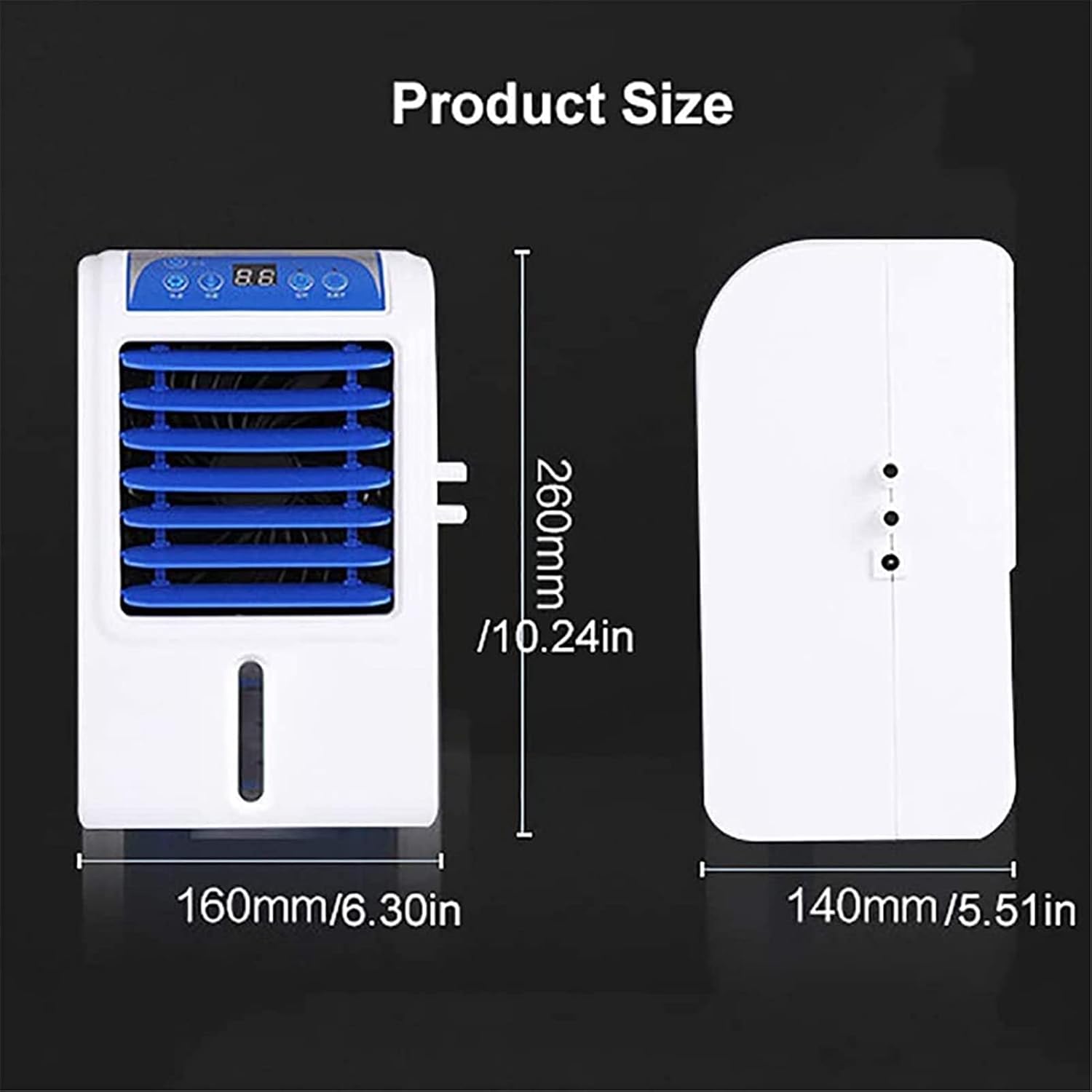 WIKINK Cooling Water Mattress, Mattress Cooler Pad, Cooling Bed Conditioning System, Cool Down 3-8℃ Electric Cooling Mattress Pad, for Home, Dorm Room, Apartment, Cool in Summer