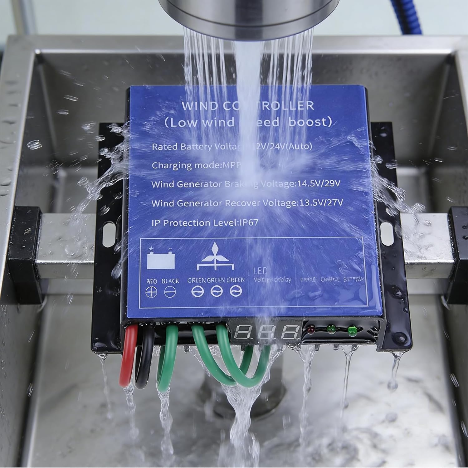 Small Wind Generator Controller 9000W 12V-220V with LED Indicator MPPT Control Method Wind Turbine