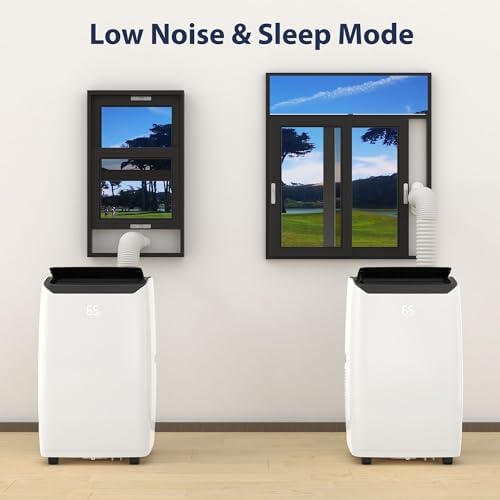 Air Conditioner 14000Btu 3-1 in, Portable Air Conditioner Built-in Cool, Dehumidifier, Fan Modes, Room Air Conditioner with Remote/Installation Kits, Cools up to 750 Sq.ft