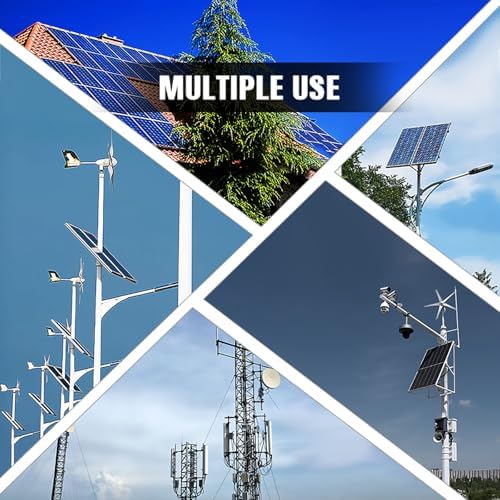 12000W-18000W Wind Solar Hybrid Charge Controller - MPPT Boost Regulator with LCD Display & Dump Load for 12V/24V/48V Systems (1200W Wind + 1000W Solar)