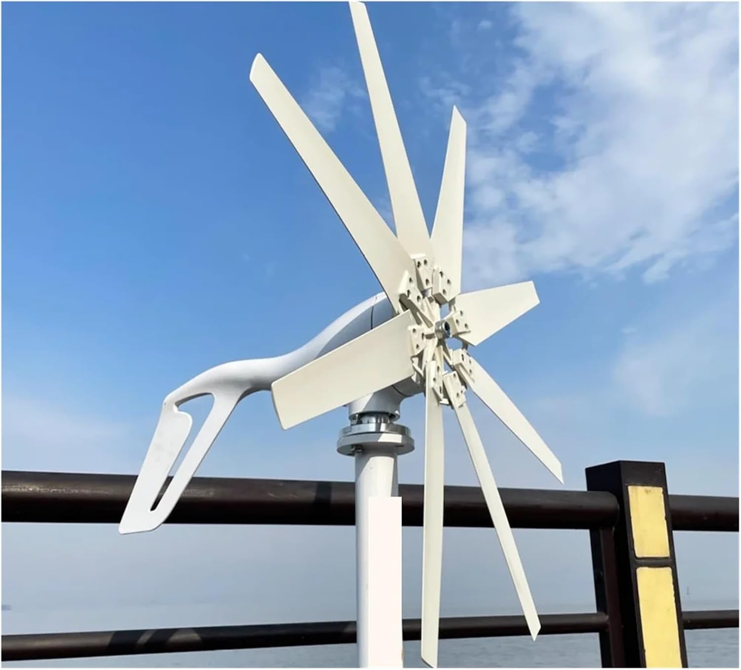 1000W Horizontal Turbine 12V/24V/48V Low Noise Wind Turbine Generator Kit with MPPT Controller for Home Street Lighting Industrial Energy(MPPT Controller,12V)