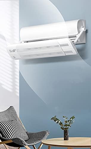Air Conditioner Windshield, Anti-Straight Blowing Air Outlet Wind Deflector Cover Degree Angle Adjustable Wall-Mounted Universal Deflector