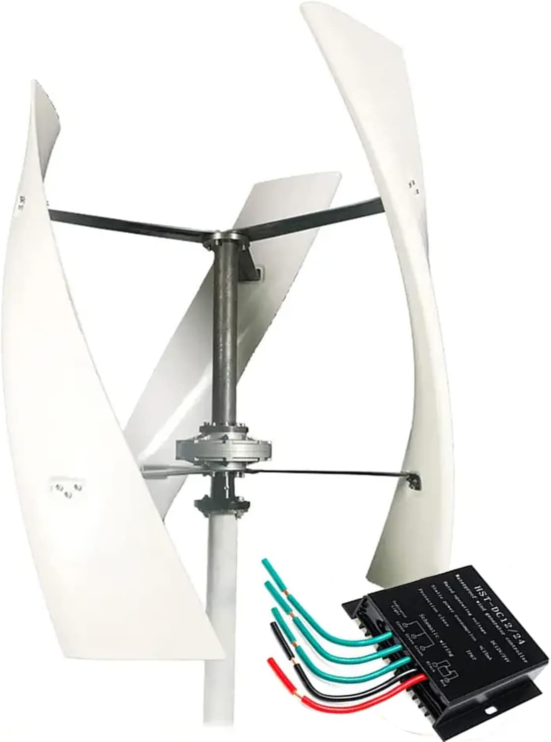 PERON 6000W Magnetic Levitation Wind Turbine Generator,110V 220V No Noise Vertical Axis Wind Turbine Generator Kit with MPPT Controller for Home Energy Supplementation (220V)