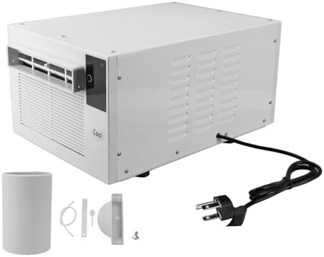 Portable Air Conditioners, Energy Saving Portable Ac Unit Aluminum Alloy Room Air Conditioners 1900btu 280w Dual Inverter Window Small Air Conditioner(US Plug)