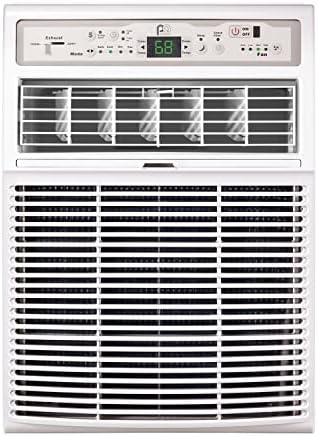 Perfect Aire 10,000 BTU Slider Air Conditioner Window A/C - Casement, 10000, Gray