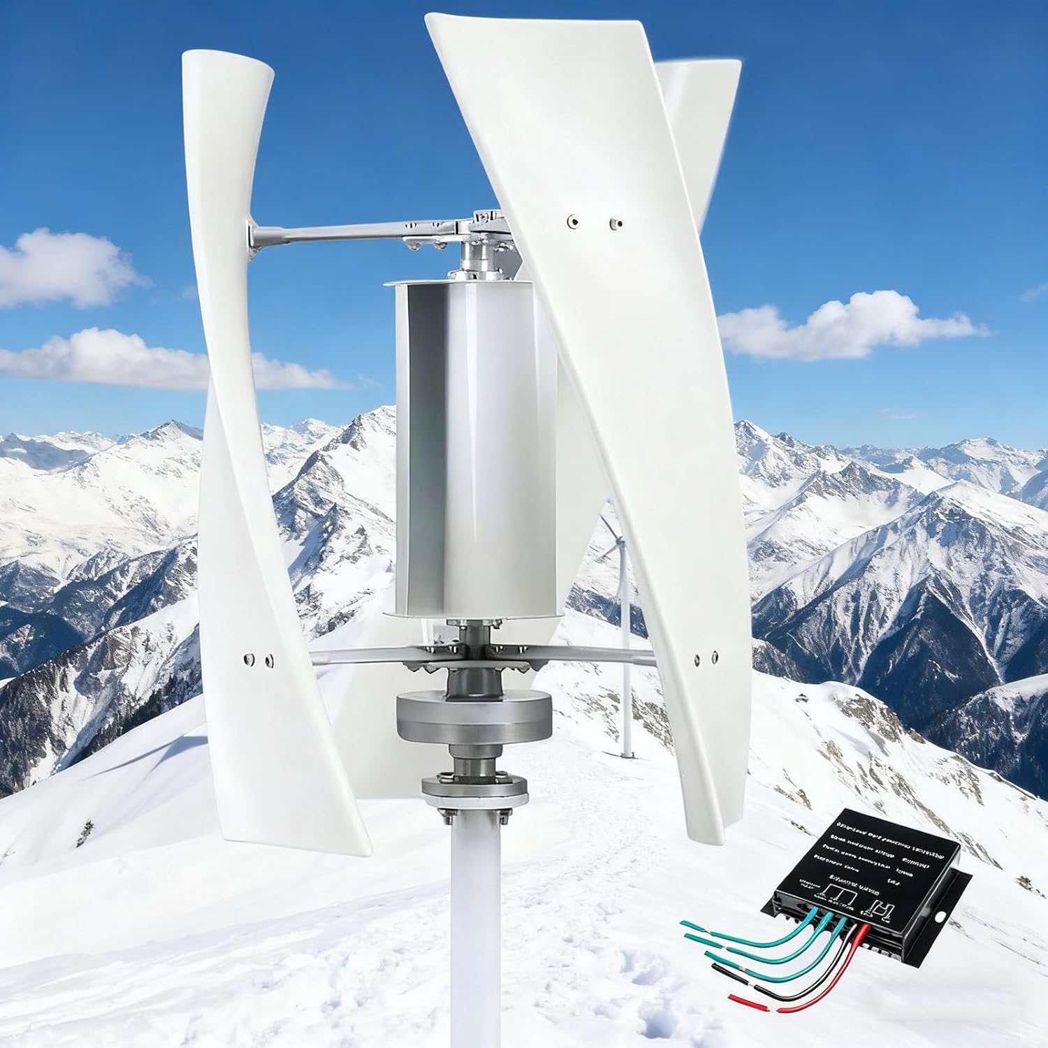 18000W Wind Turbine Generator,12V 24V 48V 220V Vertical Wind Turbine Generator Kit,35