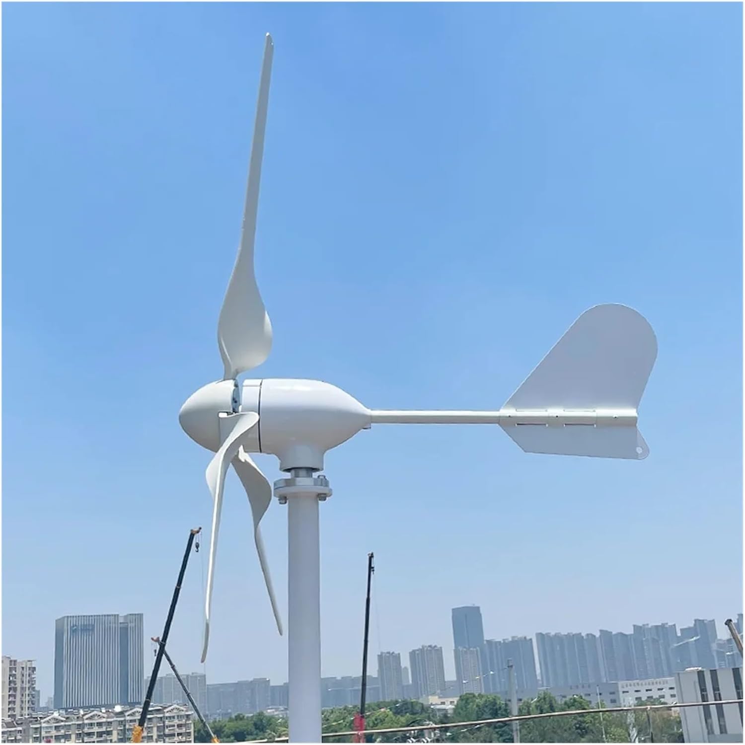 Wind Turbines, 10KW Horizontal Axis Wind Power Turbine for Home Electric nerator 10000W 12V 24V 48V Free Energy Windmill(24V)