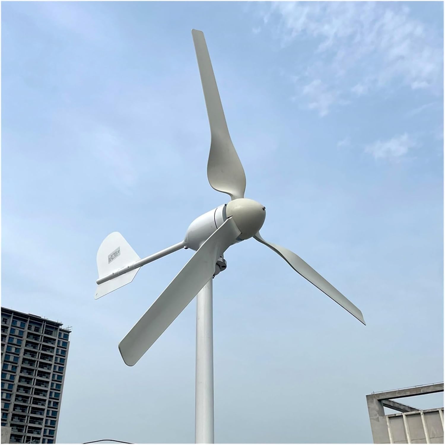 10KW Wind Turbine Generator 10000W 12V 24V 48V Small Windmill 10KW Wind Generators with MPPT Hybrid Controller for Home Industrial Energy(Off Grid System,24V)