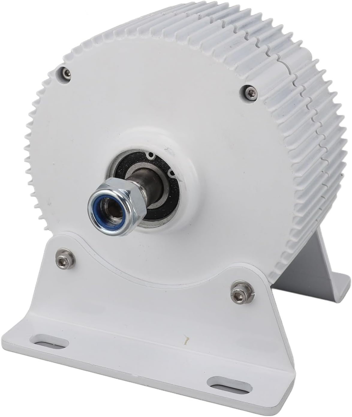 3 Phase Alternator Dual Shaft Permanent Magnet Synchronous Generator High Efficiency 24V Wind Turbine AC Alternator Aluminum Alloy Carbon Steel 15x15x16cm (400w)