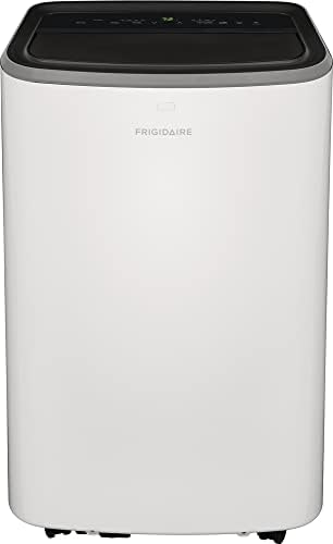 Frigidaire FHPW142AC1 Portable Air Conditioner, 14K BTU (ASHRAE) / 10K BTU (DOE) with Multi-Speed Fan/Dehumidifier Mode/Built-in Air Ionizer/Washable Filter/Works with Alexa/Wi-Fi Connected, in White