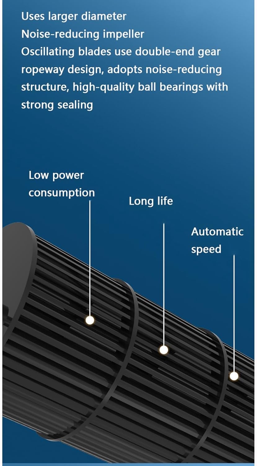 23-inch, 35-inch, 39-inch Black Commercial Thin Door Air Curtain Machine, High-Efficiency Energy-Saving Natural Wind(100cm(39.3inch))