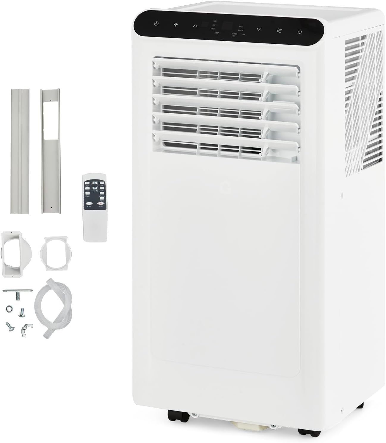 10,000 BTU Portable Air Conditioner, 3 in 1 AC Unit with Fan/Dehumidifier/Cools up to 450 sq.ft., 24H Timer, Remote Control, for Office Badroom