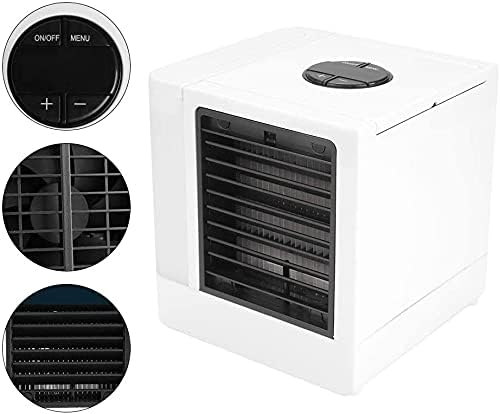 Cooler ice air Conditioner Super air Cooler Portable air Conditioner with LED USB mini Desktop Fan 5 Positions Adjustable