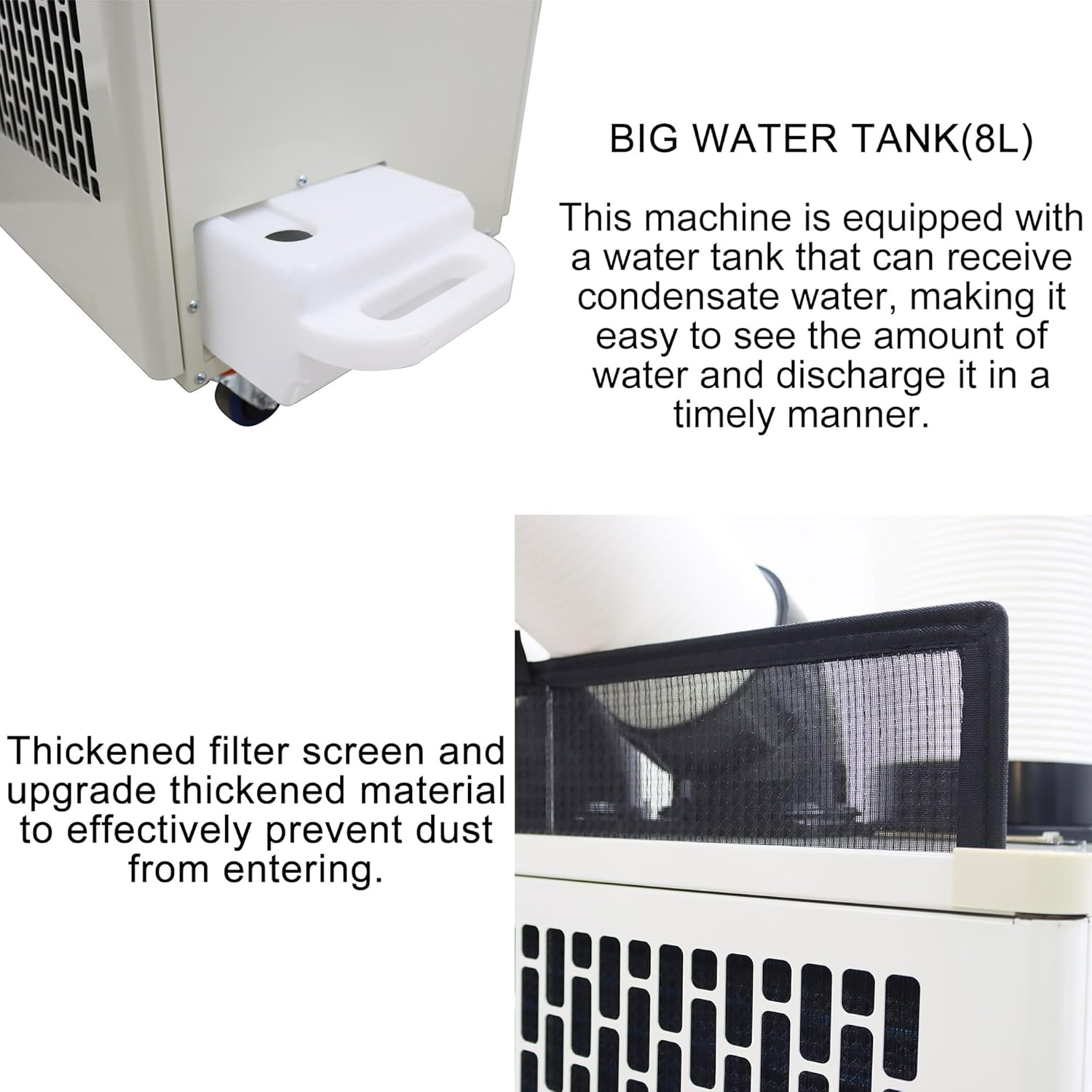 Industrial Air Conditioner Outdoor Indoor Spot Mobile Air Cooler 780m³/h Commercial Aircon with Two Outlet Tubes 220V