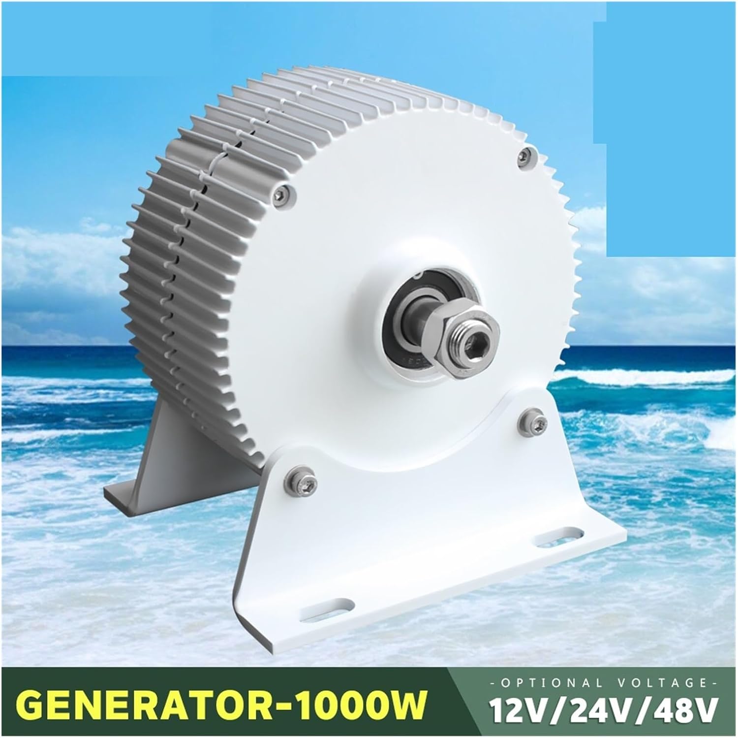 Wind Turbine Generator 1000w 12V 24V 48V 750 RPM AC DC Power Magnetic Dynamo Water Turbine Hydro tor Industrial Energy(Type 2,48V_1000W)