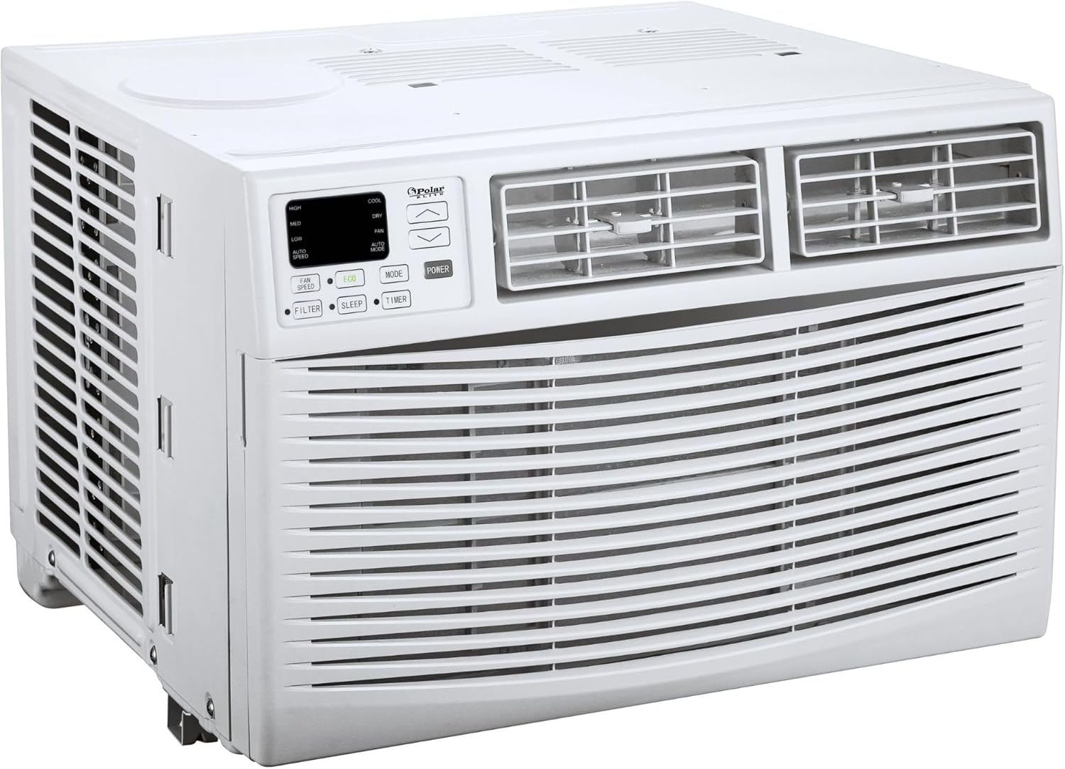 10,000 BTU Window Air Conditioner, Cools Up to 450 Sq. Ft., Quiet Operation, Cool/Fan/Dry Modes, Digital Display, Remote Control, Easy Install & 2-Year Warranty