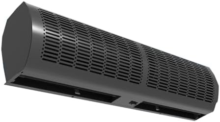 Black Strong Wind Commercial Air Curtain Machine with Remote Control, Elevator Car Shop Door Head, Efficient Wind Insulation(150cm(59inch))