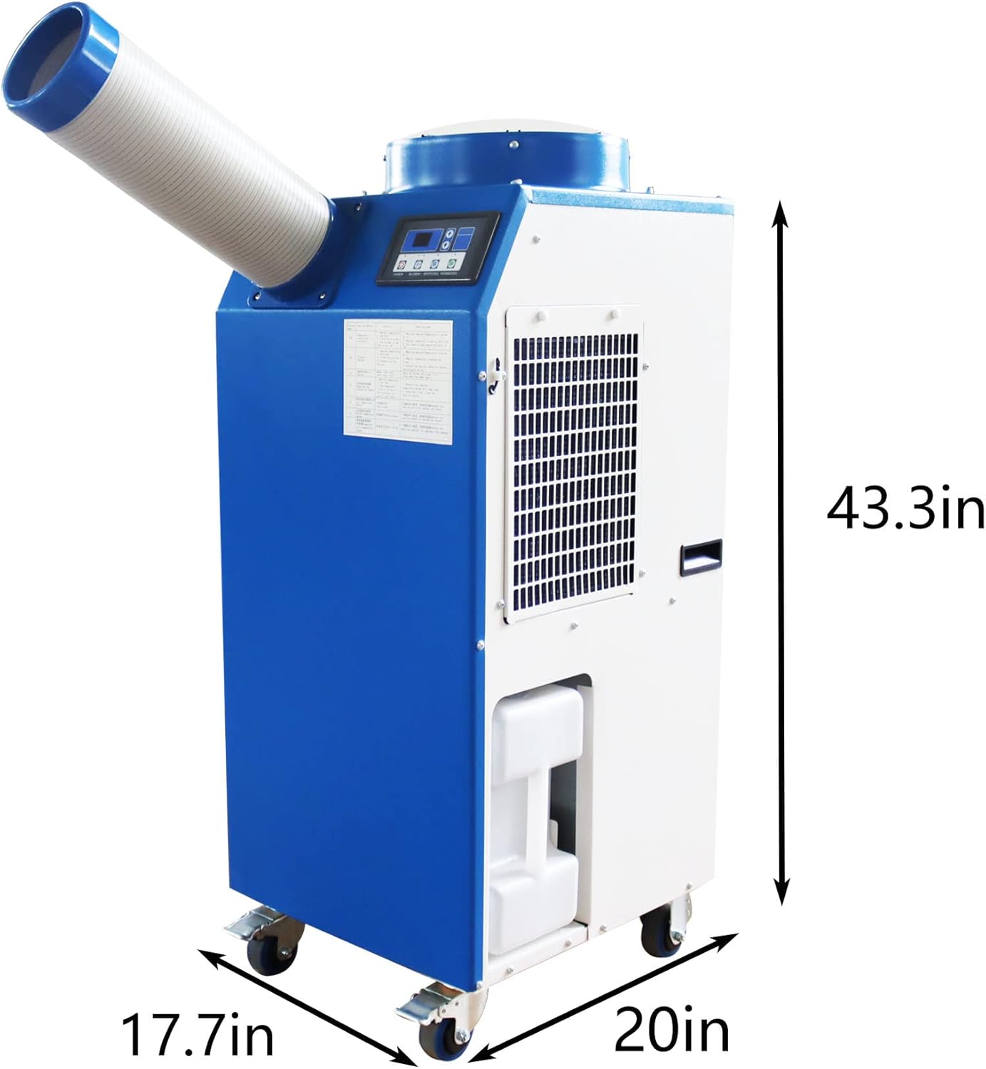 Industrial Air Conditioner Portable Mobile Spot Cooler Industrial Grade Commercial Indoor Outdoor Air Cooling Machine 220V 1400W