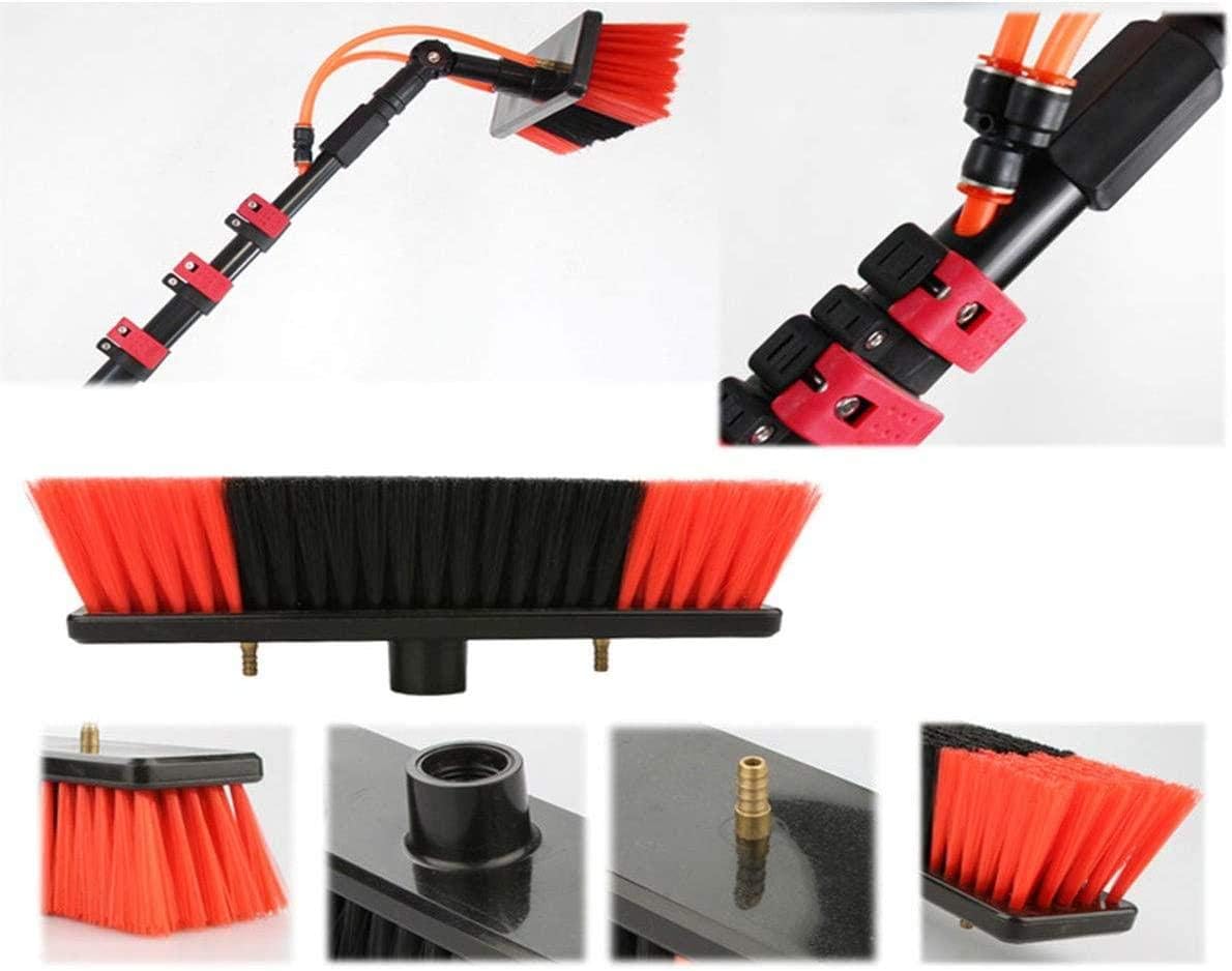 Water Fed Pole Kit, Solar Panel Cleaner, 3.6-11M Window and Solar Cleaning Pole Brush Window and Solar Panel Cleaning System Windows Cleaning & Washing Tool,24(12FT/3.6M