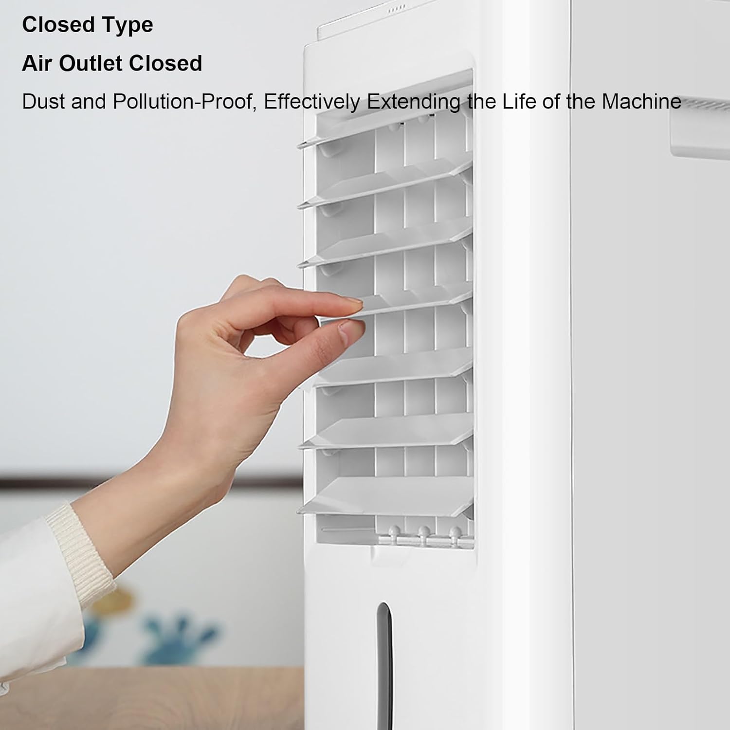 Portable Small Swamp Cooler, Evaporative Air Cooler with Remote 1Gal Larger Water Tank, 3 Speeds & 3 Models, 60°Oscillation, 4H Timer, Windowless Air Conditioner for Bedroom