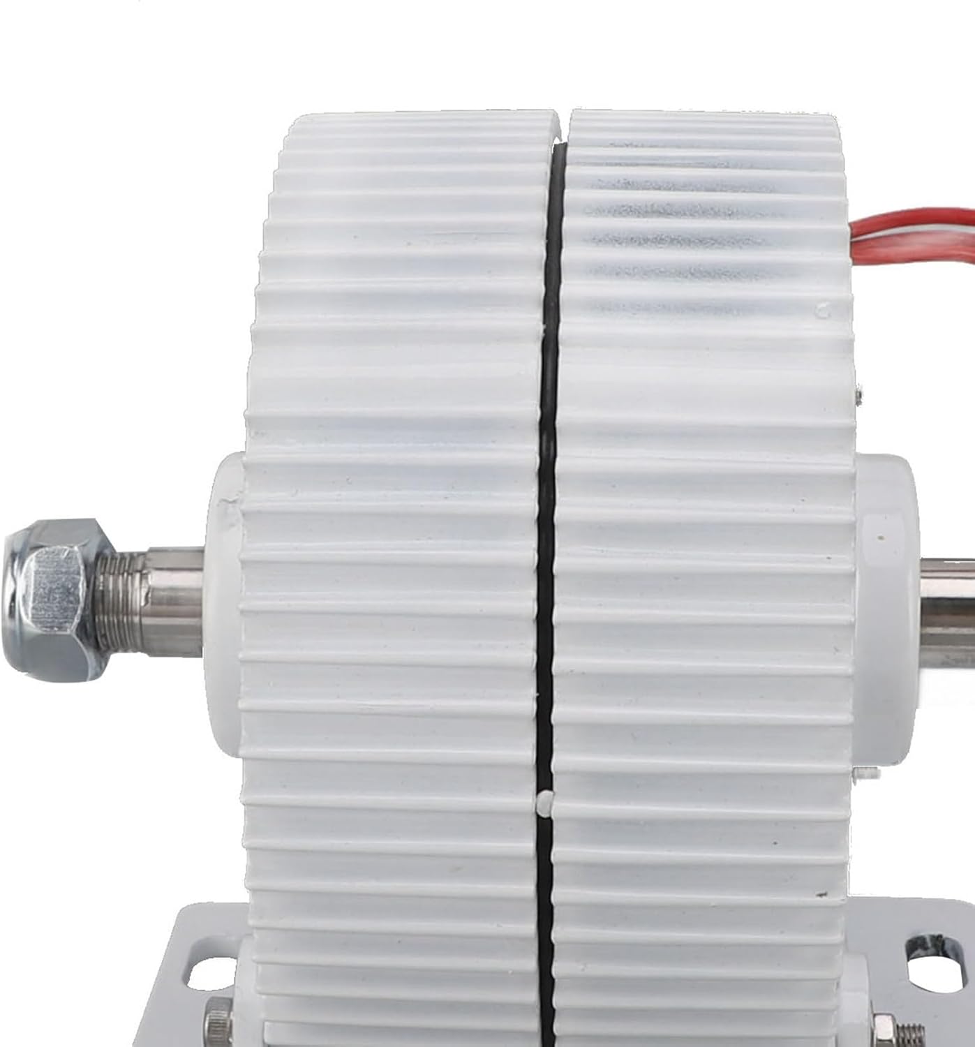 3 Phase Alternator Dual Shaft Permanent Magnet Synchronous Generator with Base for Wind Turbines 24V (300W)