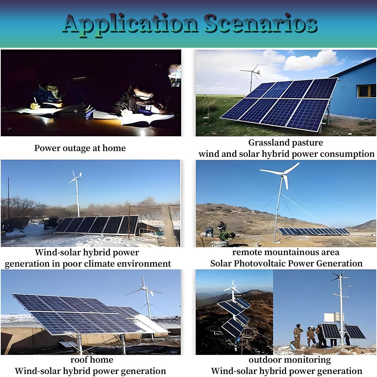 16000W Wind Solar Hybrid Controller,LCD Display MPPT Boost Charging Multifunctional Wind Solar Controller,with Booster Function and Dump Load,for Home,Boat,Street Light 24V