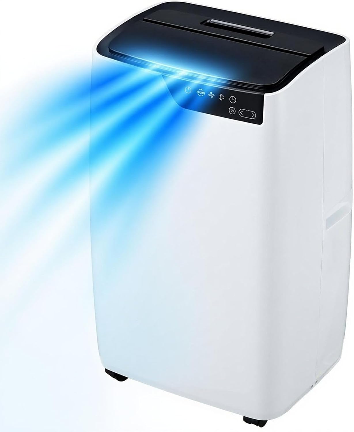 12000 BTU Portable Air Conditioner, Smart Portable AC Cools Up to 550 Sq.Ft, Standing Quiet Cooling Portable AC Unit with Remote Control, for Large Room, Office, Garage