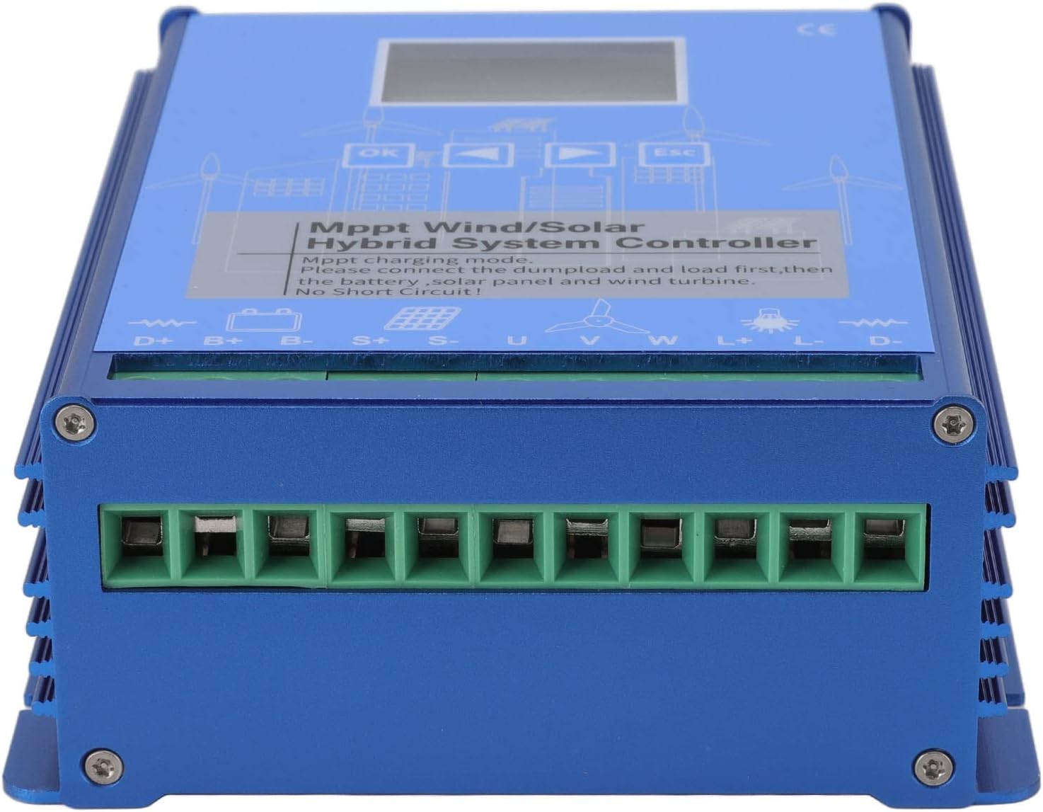 Respicefinem Mppt Wind Solar Controller 24v 48v LCD Screen Off Grid Generation Systems Gpi 48280 (GPI-48280)