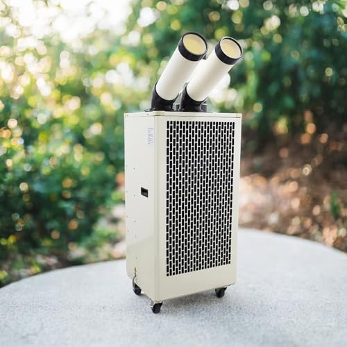 Industrial Air Conditioner Outdoor Indoor Spot Mobile Air Cooler 780m³/h Commercial Aircon with Two Outlet Tubes 220V