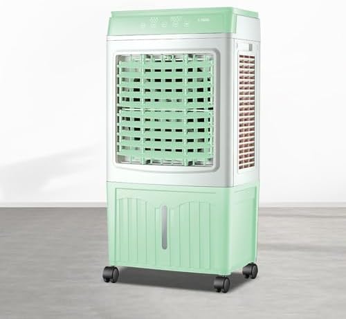 Swamp Cooler Air Conditioner, 3-IN-1 Evaporative Air Cooler with 11.8 Gal Water Tank, 3 Modes, 3 Speeds, Remote, 12H Timer, for Bedroom Home Office