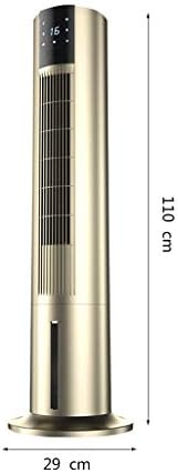 Portable Air Conditioner Fan Tower Portable Airconditoner Conditioner 3 Fan Speed Whit Remote Control Air Coolers Unit Quiet Humidifier Misting Fan, for Home Office Bedroom (Color : Gold) (Gold)