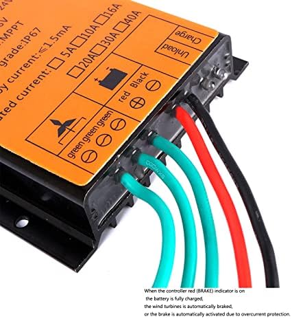 8000W MPPT Wind Turbine Charge Controller - 12V/24V/48V Waterproof Voltage Boost Regulator, 10A/40A Low Wind Speed System for Efficient Energy Harvesting