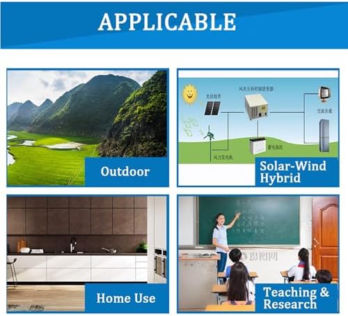 10W Micro Spiral Wind Power Generator - DIY Model, 3-Color (White/Red/Green) Permanent Magnet Breeze Starter with LED Light for Renewable Energy Projects