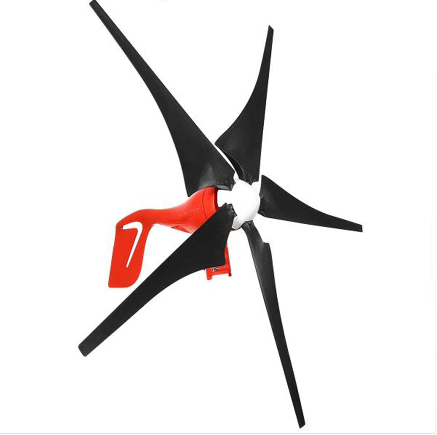 8000W Windmill Turbines Generator Kit, Small 6 Blade Wind Industrial Machinery Equipment for Marine Home Charging (Black, 220V)