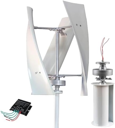 14000W No Noise Vertical Wind Turbine Generator - Magnetic Levitation with MPPT Controller for Home Energy Supplementation, 24V Eco-Friendly Renewable Power Solution