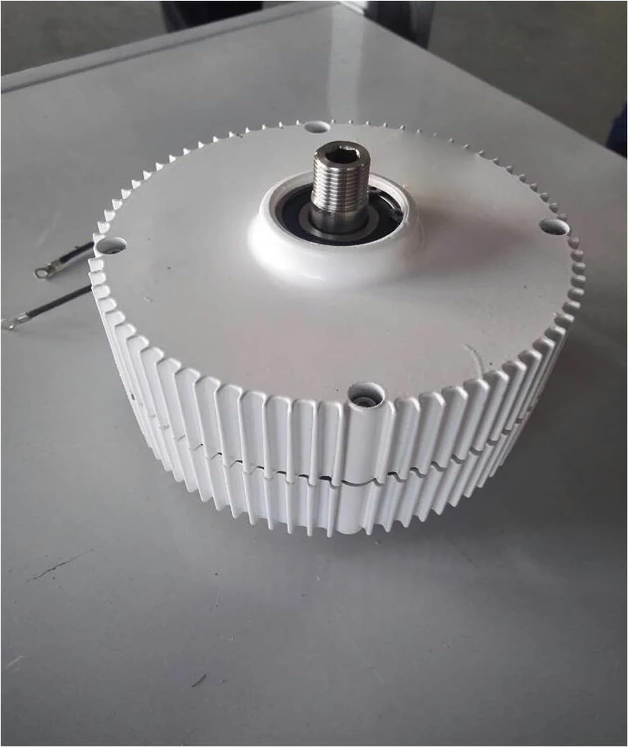 Wind Turbines, DC PM 400W nerator Three Phase Permanent Magnet Alternator for Wind Turbine(No Base,Double Shaft_48V)