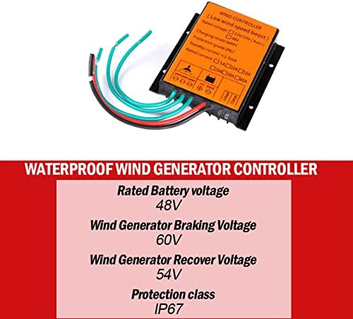 16000W Wind Turbine Charge Controller, MPPT & Waterproof Step-Up Converter for 12V/24V/48V Systems, Efficient Wind Energy Management, Durable Power Solution