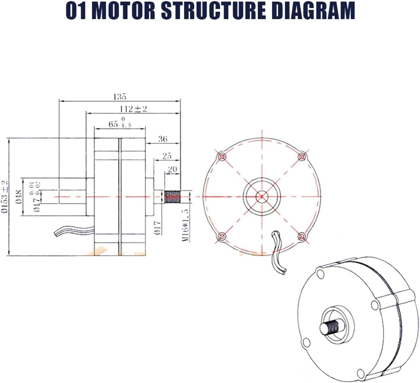 Wind Turbines Generator, 500w Wind Turbine Generator 12V 24V 750 RPM AC DC Power Magnetic Water Turbine Hydro tor Windmill Industrial Energy(Type 4,12V)